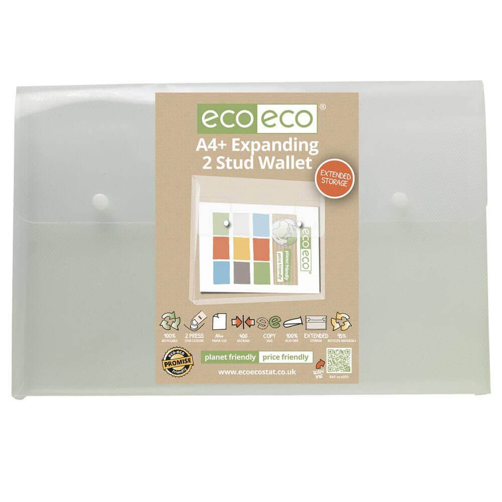 Eco Eco A4 Plus Expanding 2 Stud Wallet